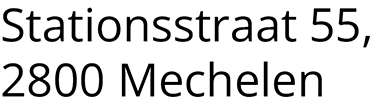Stationsstraat 55, 2800 Mechelen